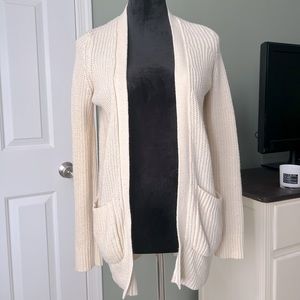 Chunky cream colored cardigan